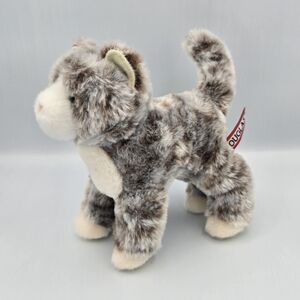 Douglas Toys Zigby Gray Striped Cat 7" Plush Stuffed Animal #4024